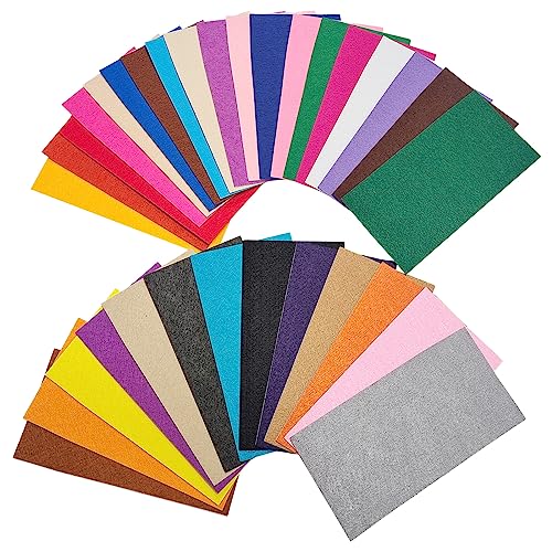 Jtnohx Self Adhesive Felt Sheets Adhesive Backed Felt Fabric Stiff Sheets - color: 33 Colors