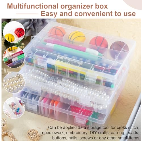GlikCeil 250 Pcs Set Embroidery Floss Bobbins Thread Organizer Kit