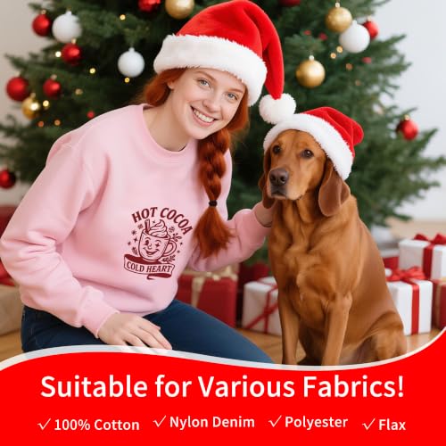 24 Sheets Funny Christmas Iron on Transfers for T-Shirts - color: Snarky Christmas