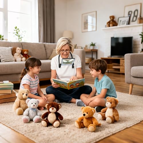 Magnifying Glass with Light for Reading,Rechargeable Hands Free Magnifier