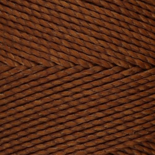 The Beadsmith Knot It Waxed Polyester Cord – Coffee Color – 0.7mm Diameter – Light Wax, 144 Meters (472 Feet) Per Spool – Make Jewelry, Macrame, Friendship Bracelets and DIY Crafts - color: Coffee