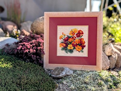 RIOLIS 1556 Marigolds Counted Cross Stitch Kit 7.75 x 7.75 in - style: Marigolds 1556