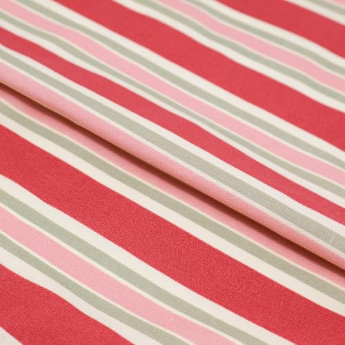 Stitch & Sparkle 100% Cotton Duck 45" Width Ribbon Rose Color Sewing Fabric by The Yard - color: Ribbon Rose, size: Cut by the yard