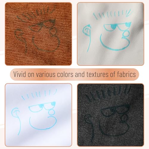 Mr. Pen- Washable Fabric Markers for Sewing, 10 Pack, Blue, Erasable - size: 10 Pack