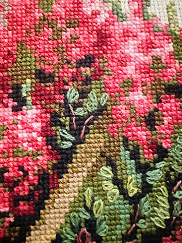 RIOLIS - Scottish Heather 1324, Cross Stitch Kits 9.75"x9.75", Cross Stitch Kits for Adults, Counted Cross Stitch Kits, Embroidery Kit for Beginners & Advanced, Floral Crossstitching Kits