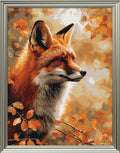 Leczany Cross Stitch Stamped Kits for Beginners Adults Patterns Craft Kit Needlepoint Full Range of Embroidery Starter Kits DIY 11CT 3 Strands | Fox 13×17.7 inches - color: 11CT Stamped kits,Fox 13×17.7 inches