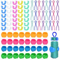 142Pcs Bobbin Thread Buddies Set Sewing Thread Spool Organizer Including 70Pcs Bobbin Holders Clips, 32Pcs Bobbin Thread Spool Huggers and 40Pcs Bobbin Clips Holder for Embroidery Quilting Sewing