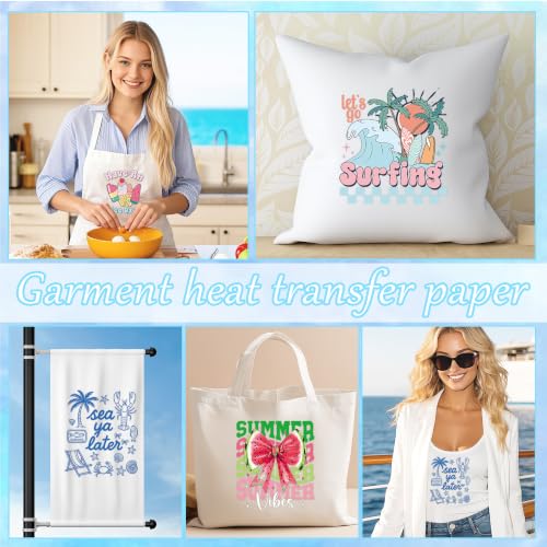 Summer DTF Transfers Ready to Press, Iron on Decals for T-Shirts - color: Summer832