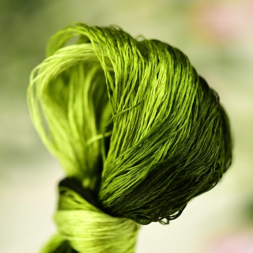 Natural 100% Mulberry Handmade Embroidery Silk Thread Silk Floss (44) - color: 44