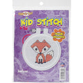 Janlynn 21-1755 Kid Stitch 11 Count Fox Mini Counted Cross Stitch Kit, 3-Inch