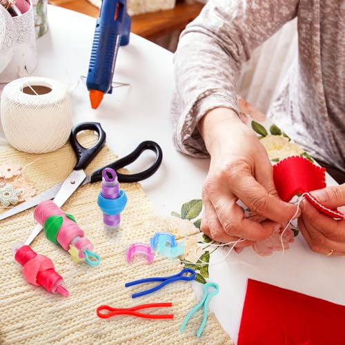 Acshio 200 Pieces Bobbin Thread Organizing Clips, Sewing Accessory