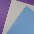 KCS 3 pc of 12" x 18"(30cmx45cm) 16CT Counted Cotton Aida Cloth Cross Stitch Fabric (Cream+Light Blue+Lavender) - color: Cream+light Blue+lavender