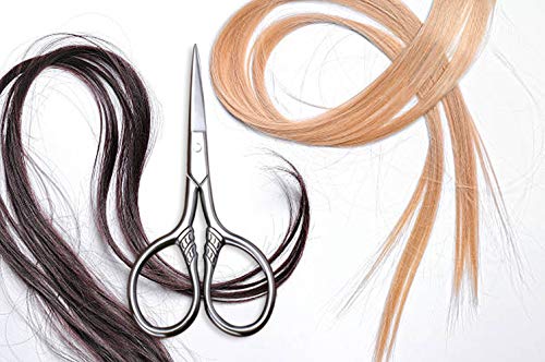 Small Precision Scissors, 3.5in Beauty Grooming Kit - color: Stainless Steel Color