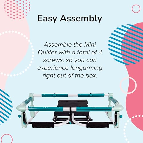 Table Top Hoop Quilting Frames | Hoop Quilting Frames for Domestic Machines (Mini Quilter Beginner Hoop Quilting Frame) - style: Mini Quilter Beginner Hoop Quilting Frame