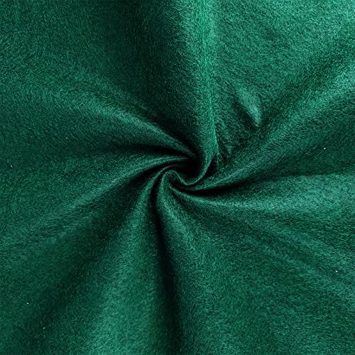 Jtnohx Craft Felt Sheets 1 Square Yard Felt Fabric Dark Green 1.4mm - color: Dark Green