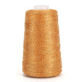 Metallic Crochet Thread, 80g Lurex Yarn for Charms(Orange) - color: Orange