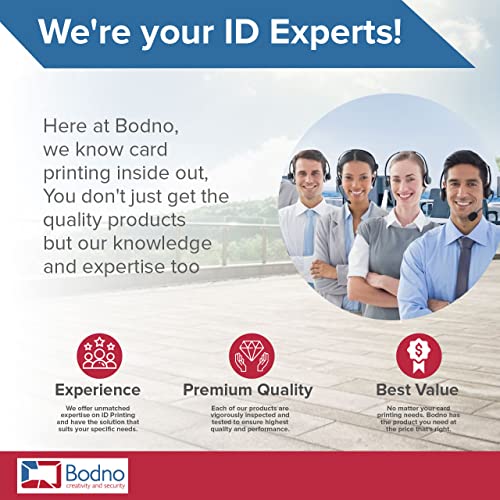 10 Pack - Bodno Premium CR80 30 Mil Graphic Quality PVC Cards - size: 10 Pack