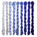 Natural 100% Silk Thread, Handmade Embroidery Thread Silk Floss 9 Colors 110m Each (81) - color: 81