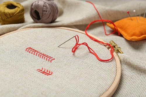 Aida Cloth 14 Count Cross Stitch Fabric,20×60inch (14CT,Oatmeal) - color: Oatmeal, size: 14CT