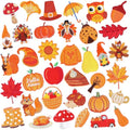 AUGSUN 36Pcs Fall Autumn Iron on Patches Thanksgiving Day Sew Applique - style: Fall Thanksgiving Style