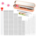 kdafio Big Eye Beading Needles Set, Long Straight Bead Needles - style: 58 Pcs