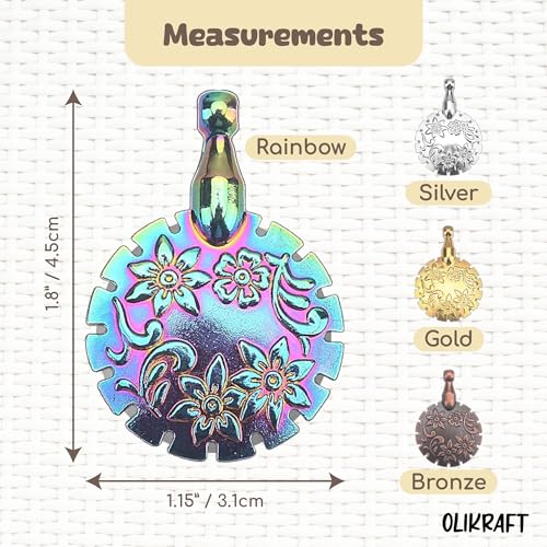 Olikraft 4-Pack Yarn Cutter Pendants (Mixed Colors) - color: Mixed