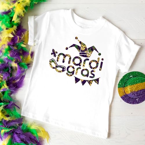 HTVSTD Mardi Gras Heat Transfer Vinyl 10Sheet 12×10in Iron on Vinyl - color: Purple