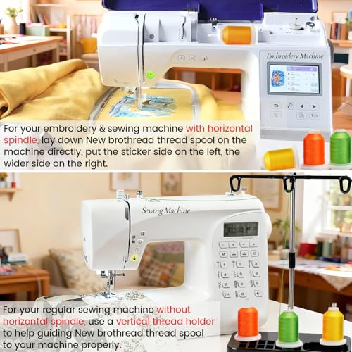New brothread 80 Spools Polyester Embroidery Machine Thread Kit