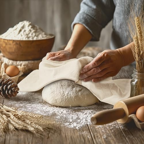 Utopia Kitchen Natural Flour Sack Towels [24 Pack - 28 x 28 in] 100% Cotton - color: Natural, size: 24 Pack