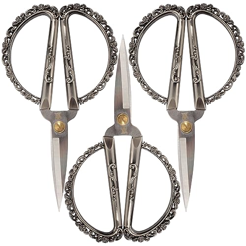 JubileeYarn Delicate Roses Embroidery Craft Units - Gunmetal - 3 Units - color: Delicate Roses Embroidery - Gunmetal, size: 3 Units