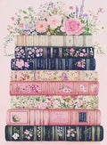 MYBISYMQQ Stamped Cross Stitch Kits - Flower Embroidery Starter Kit for Adult Beginners,Book Cross Stitch Kits Embroidery Kit Arts and Crafts for Beginners 15.7 x 11.8 Inches - color: D066