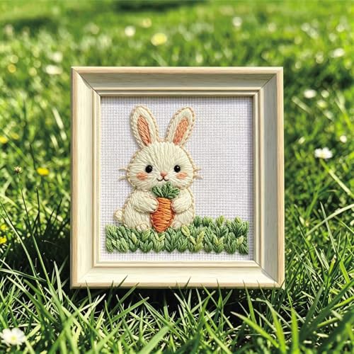 13 Mesh Needlepoint Canvas 17"x20" White Blank Pure Cotton Fabric for Embroidery & DIY Handmade Crafts & Cross Stitch