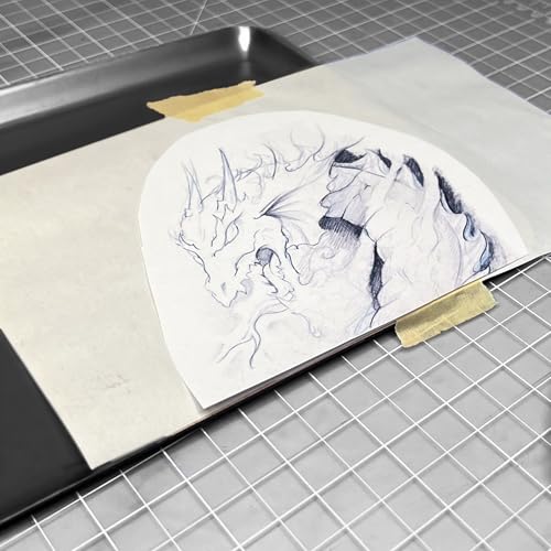 White SARAL TRANSFER PAPER-Tracing-Sketch-Drawing-Craft