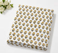 100% Cotton Fabric by the Yard, Hand Block Print Fabric for Sewing RB-102 - color: Rb-102 Yellow, size: 3 Yard pre cut