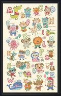Design Works Crafts ABC Cute Animals, 12 X 20 Counted Cross Stitch Kit, Multicolour