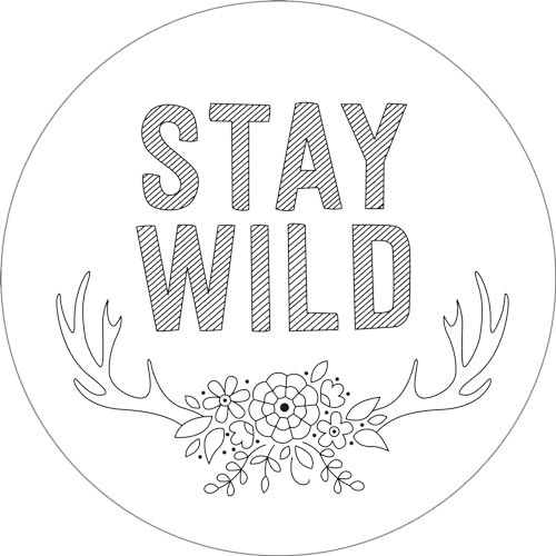 Woodland Embroidery Pattern Transfers (set of 10 hoop designs!)