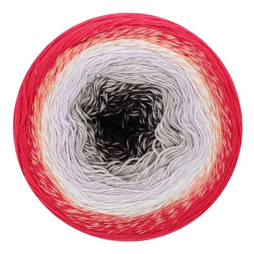 Scheepjes Cotton Whirl Yarn, 1000m, 798 Berry on Top, 100% Cotton - color: 798 Berry on Top