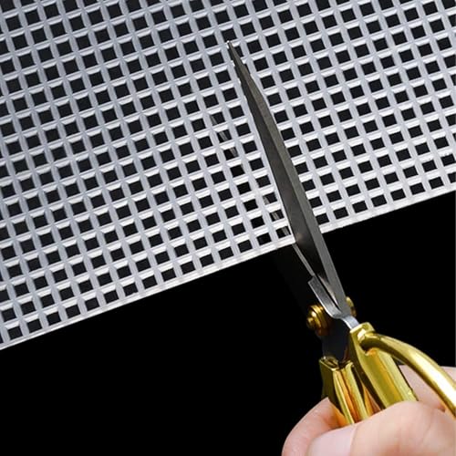7 PCS Plastic Canvas Sheets, 6 Count Plastic Mesh Sheets for Embroidery, 9.84 x 13 Inch Eye Mesh for Embroidery, Knit Crochet Projects, DIY Handicraft, Make Dividers - color: 7 PCS - Standard