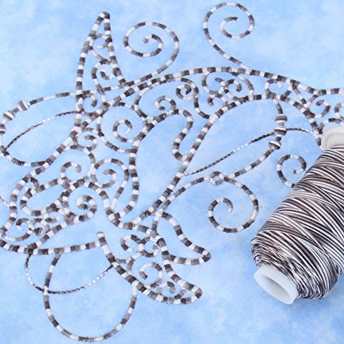 ThreadArt Multicolor Cotton Thread, 600M 40/3, Stormy 0415 - color: Stormy