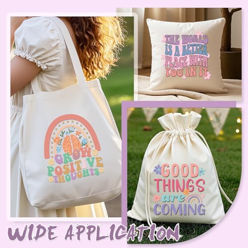 Dazoratix Mental Health Iron on Transfers - 20 Sheets Boho DTF Ready to Press Inspirational Heat Stickers Patches Vinyl Applique Decals for T Shirts Clothing DIY Craft Decorations Teen Therapist Gifts - style: Mental Health