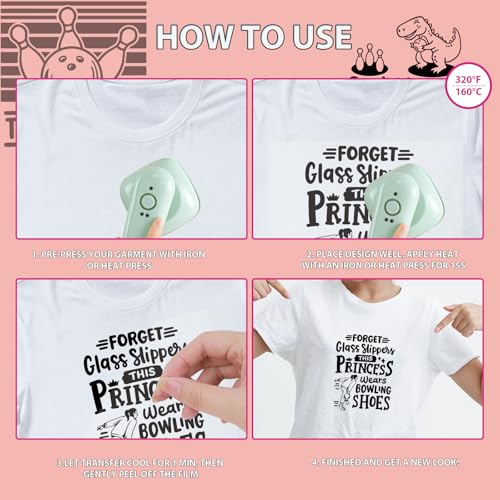 Bowling Iron on Transfers for Tshirts - 20Pcs Dtf Transfers Ready to Press, Bowler Iron on Decals Patches, Bowling Sports Game Heat Sublimation Stickers for DIY Tshirts Clothing Bags - color: Bowling028