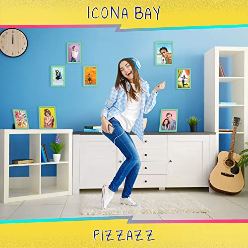 Icona Bay 4x6 Picture Frame, Pastel Green Solid Wood Scandinavian Style Frame for Photo, Pizzazz Collection - color: Pastel Green, size: 4x6