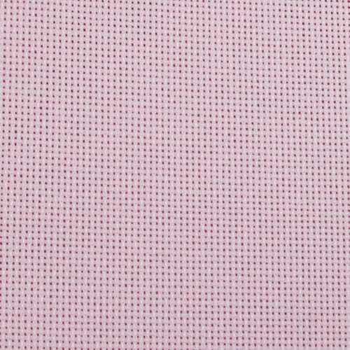 KCS 19" x 28"(48cmx72cm) 18CT Counted Cotton Aida Cloth Cross Stitch Fabric (Pink) - color: Pink
