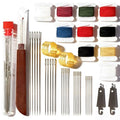 RZHHTTQ 41 PCS Big Eye Steel Sewing Needle Kit for Hand Sewing