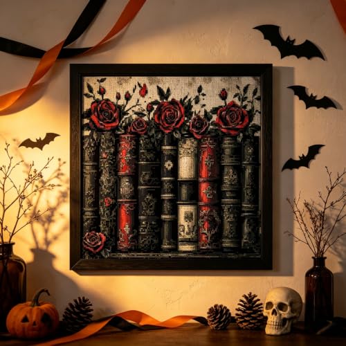 Halloween Needlepoin Stamped Cross Stitch Embroidery Kits Arts and Crafts - color: J195-01
