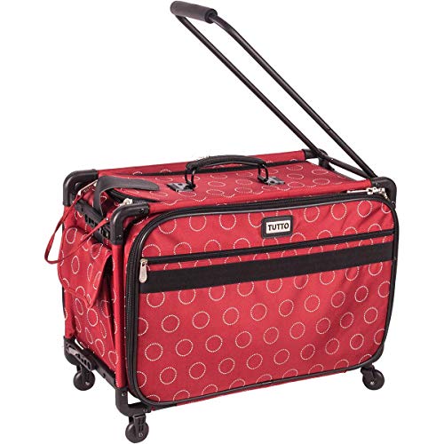 Tutto Machine On Wheels - color: Red W/Dotted Circles, size: 22-Inch
