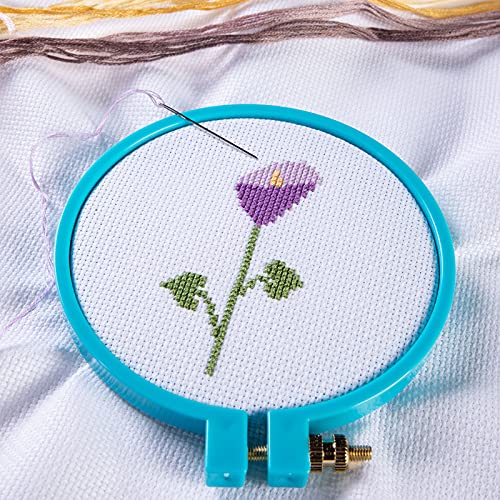 Aida Cloth Big Size 14 Count, White Cross Stitch Fabric, 39 inch by 60 inch - size: 14 count 39"x60"