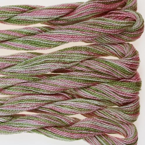 KCS 162 Yards(150 Meters) Mercerized Pearl Cotton Crochet Needlepoint Thread,Size 5 (4500, 6 skeins) - color: 4500