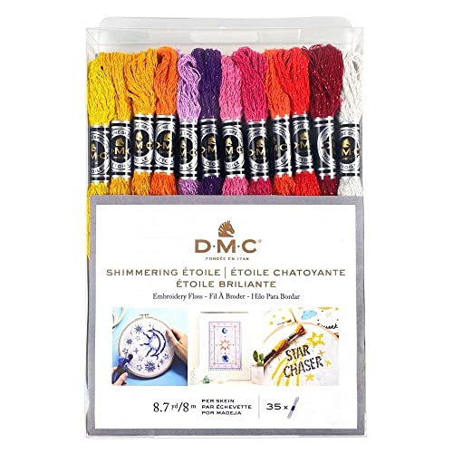DMC Shimmering Etoilé Embroidery Floss Pack 8.7yd, 35/Pkg