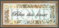 DESIGN WORKS Bless This House, 7'' x 18'' Counted Cross Stitch Kit